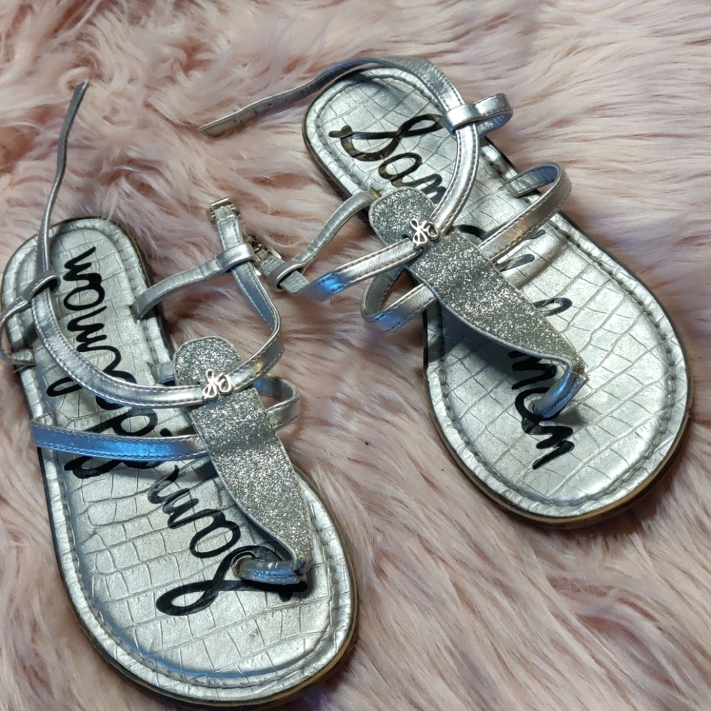 Sam Edelman Silver Sandals